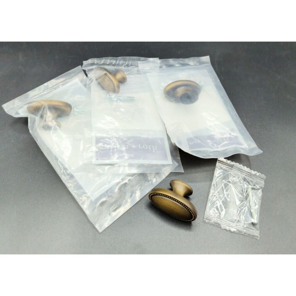 Allen+Roth Knobs Bronze Finish set of 4 (1/5" or 3.8 cm)